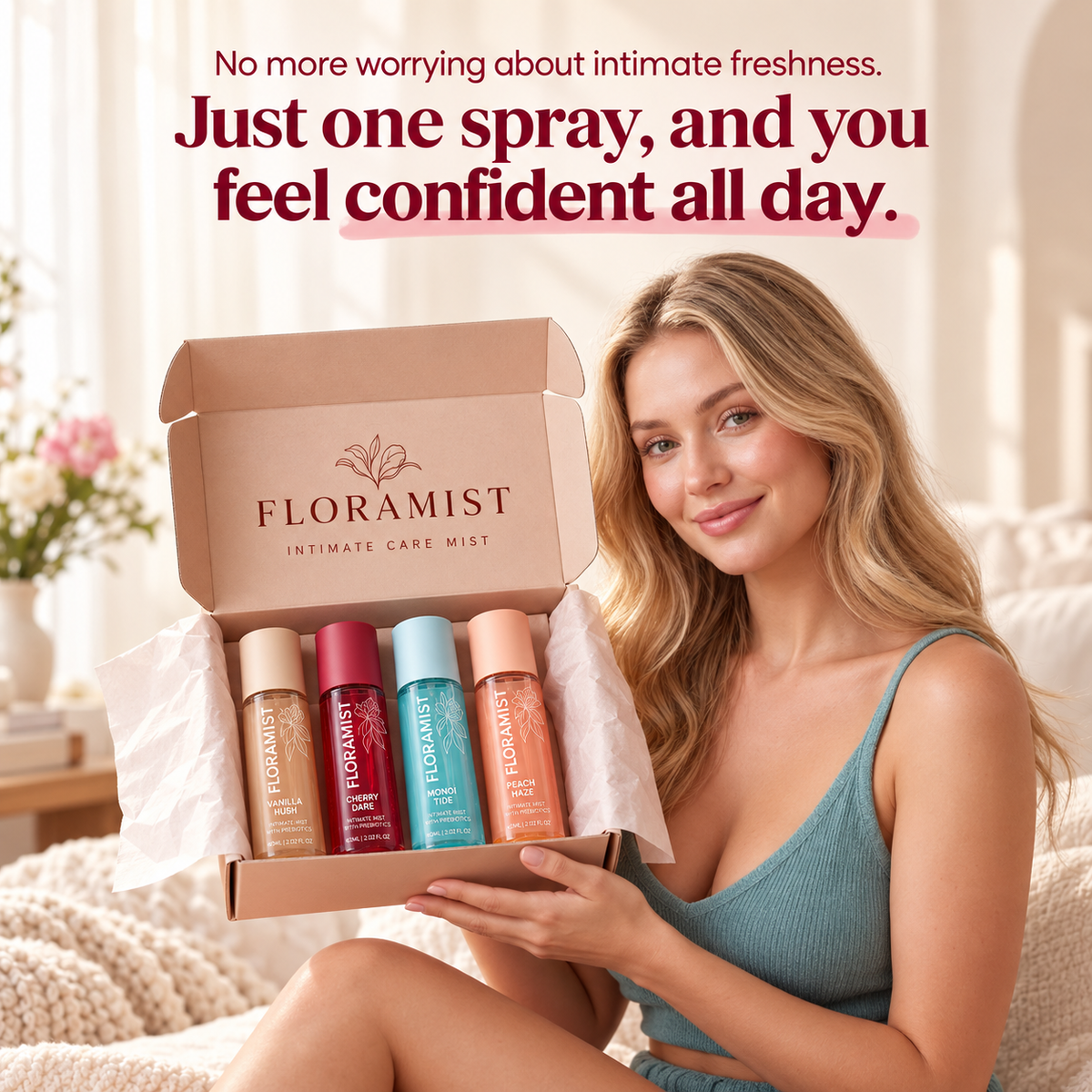 FLORAMIST™ Prebiotic Anti-Odor Intimate Comfort Mist