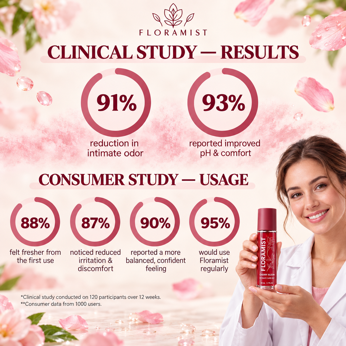 FLORAMIST™ Prebiotic Anti-Odor Intimate Comfort Mist